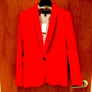 J Crew jacket, red, 4P, NWT